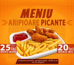 Meniu Aripioare Picante MIC