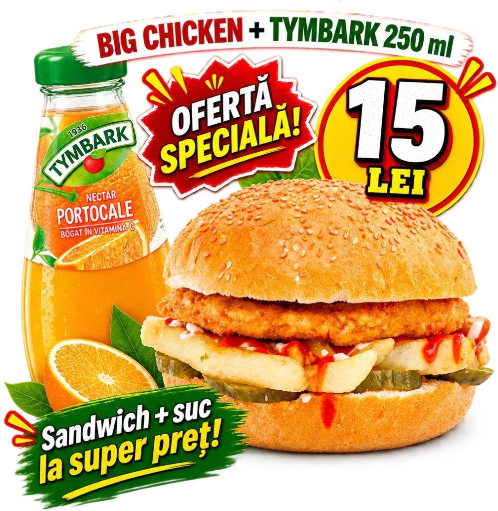 Oferta Big Chicken+Suc